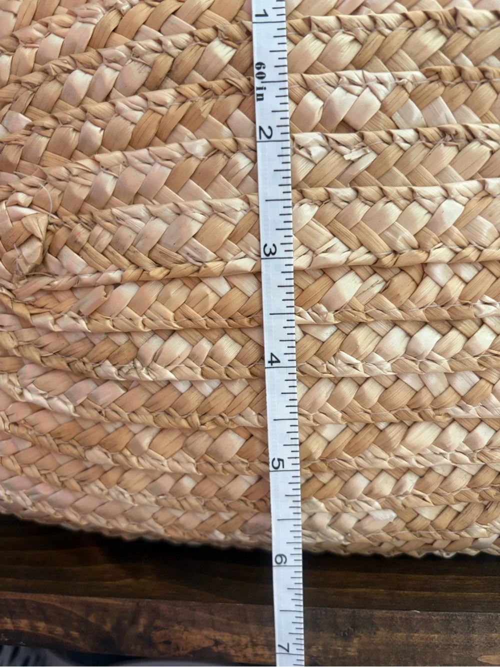 Torresella Wines Woven Raffia/Straw Promotional Beach Tote Bag - Black & Natural